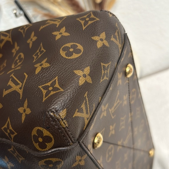 Authentic Louis Vuitton Montaigne Handbag Monogram Canvas GM Brown+ COA - Picture 10 of 16